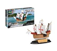 Revell RV05660 05660 5660 1:350 Santa Maria (Easy-Click) Plastic Model Kit, Various, 1/350