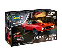 Revell Gift Set 05664 James Bond 007 Diamonds Are Forever, Ford Mustang Mach 1, 1:25 Scale Unbuilt Plastic Model Kit, With Accessories & Poster