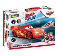 Revell 06562 Build & Play: Lightning McQueen Disney-Cars - With Authentic Lights & Sounds - 1:20 Scale Unbuilt Scale Unbuilt Pre-coloured Toy - 19 Parts - From 4 Years+