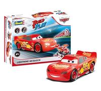 Revell 06562 Build & Play: Lightning McQueen Disney-Cars - With Authentic Lights & Sounds - 1:20 Scale Unbuilt Scale Unbuilt Pre-coloured Toy - 19 Parts - From 4 Years+