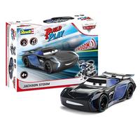 Revell 06563 Build & Play: Jackson Storm Disney-Cars - With Authentic Lights & Sounds - 1:20 Scale Unbuilt 1:20 Scale Unbuilt Pre-coloured Click-Together Toy - 18 Parts - From 4 Years+
