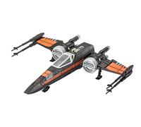 Revell 06564 Build & Play: Star Wars Poe's X-Wing Fighter - With Authentic Sounds - 1:78 Scale Unbuilt Pre-coloured Click-Together Toy - 18 Parts - From 6 Years+