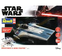 REVELL 06773. Star Wars - Resistance A-Wing - Blue 1/44 scale Kit. Build & Play
