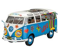 Revell Plastic Model Kit – VW T1 Samba Bus Flower Power – 1:24 (RV07050)