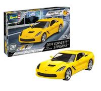 Revell RV07449 07049 7049 1:25 2014 Corvette Stingray (Easy-Click) Plastic Model Kit, Various, 1/25