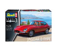 Jaguar E-Type Coupe Car 1:24 Scale Level 3 Revell Model Kit