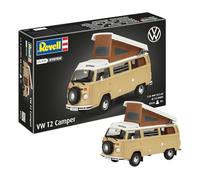 Revell Easy-Click 07676 VW T2 Camper 1:24 Scale Unbuilt/Pre-coloured/Click-Together (Non-Glue) Plastic Model Kit
