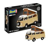 Revell Easy-Click 07676 VW T2 Camper 1:24 Scale Unbuilt/Pre-coloured/Click-Together (Non-Glue) Plastic Model Kit