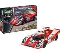 Revell 07709 Porsche 917K Le Mans Winner 1970 1:24 Scale Model Kit, Unpainted
