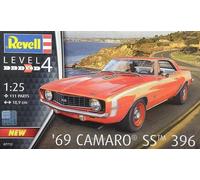 Revell 07712 1:25th scale '69 Camaro SS 396 scale model car kit