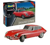 Revell 07717 Jaguar E-Type 1:8 Scale Unbuilt/Unpainted Plastic Model Kit
