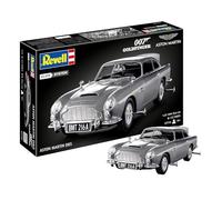 Revell 07746 James Bond Aston Martin DB5 (Click System) 1:24 Scale Unbuilt, Pre-Coloured, Click-Together (Non-Glue), Plastic Model Kit