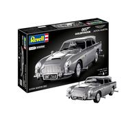 Revell 07746 James Bond Aston Martin DB5 (Click System) 1:24 Scale Unbuilt, Pre-Coloured, Click-Together (Non-Glue), Plastic Model Kit