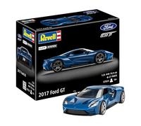Revell 07824 2017 Ford GT (Click System) 1:24 Scale Unbuilt/Pre-coloured/Click-Together (Non-Glue) Plastic Model Kit