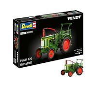 Revell 07828 Fendt F20 Dieselroß Tractor (Click System) 1:24 Scale Unbuilt, Pre-Coloured, Click-Together (Non-Glue), Plastic Model Kit
