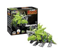 Revell 07852 TerraTops: CyberBeasts 1:35 Scale Unbuilt Pre-Coloured Plastic Model Kit With Moving Parts & CyberBeasts Engine