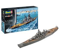 Revell 1:1200 USS New Jersey (BB-62) US Battleship Model Kit Skill Level 4 05183