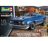 Revell 07699 '71 Mustang Boss 351 1:25 Scale Unbuilt/Unpainted Plastic Model Kit