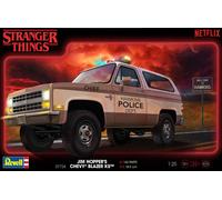 Revell 1/25 Jim Hooper's 1985 Chevrolet K5 Blazer: Stranger Things # 07724