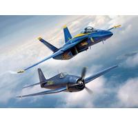 Revell 1-72 Scale Blue Angels 80Th Anniversary Gift Set Model Kit