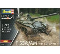 Revell 1/72 T-55A/AM with KMT-6/EMT-5 Mine Clearing System