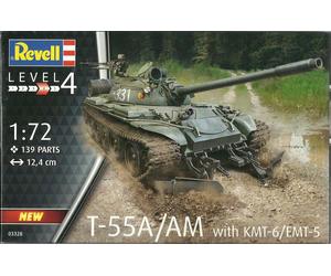 Revell 1/72 T-55A/AM with KMT-6/EMT-5 Mine Clearing System