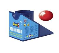 Revell 18ml Aqua Color Acrylic Paint (Fiery Redglossy Finish)