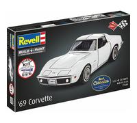 Revell 1969 Corvette C3 Classic Car 1:32 Starter Model Kit Paint &Glue
