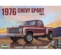 Revell 1976 Chevy Stepside 4x4 Pickup Truck Model Kit 1/24 85-4486