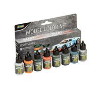 Revell 36202 Acrylic Paint Set 'Aqua' Sports Car (8 x 17ml)
