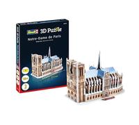Revell 3D Puzzle 00121 Notre-Dame de Paris 39 Pieces, Highly Detailed, 15cm in length, Fun & Easy To Build