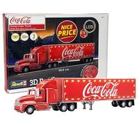 Revell 3D Puzzle 00152 Coca-Cola Truck - LED Edition 168 Pieces, Highly Detailed, Stunning Light Effects, Over 58cm in length, Fun & Easy To Build