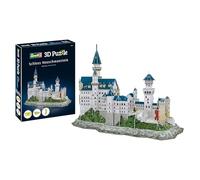 Revell 3D Puzzle 00205 Neuschwanstein Castle 121 Pieces, Highly Detailed, 44cm in length, Fun & Easy To Build