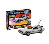 Revell 3D Puzzle 00221 Time Machine "Back to the Future" 157 Pieces, Highly Detailed, 34cm in length, Fun & Easy To Build