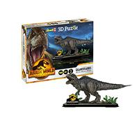 Revell 3D Puzzle 00240 Jurassic World Dominion - Giganotosaurus 60 Pieces, Highly Detailed, With Diorama Base, 43cm in length, Fun & Easy To Build