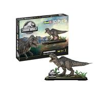 Revell 3D Puzzle 00245 Jurassic World: Giganotosaurus, 60 Pieces, Highly Detailed, With Diorama Base, Officially Licensed, Fun & Easy To Build, 43cm in Length