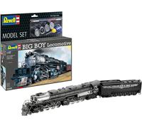 Revell Model Set 62165 Big Boy Locomotive 1:87 Scale Unbuilt/Unpainted Plastic Model Kit with Accessories