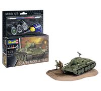 Revell Model Set 63294 T-34/76 Tank Model 1940 1:76 Scale Unbuilt/Unpainted Plastic Model Kit With Accessories