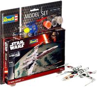 Revell 63601 Model Set X-Wing Fighter 1:112 Scale Unbuilt/Unpainted Plastic Model Kit with Accessories
