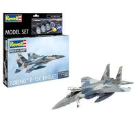 Revell 63778 Model Set Boeing F-15C Eagle 1:72 Scale Unbuilt Plastic Model Kit with Accessories