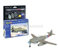 Revell Model Set 64166 Messerschmitt Me 262 A1a 1:72 Scale Unbuilt/Unpainted Plastic Model Kit with Accessories
