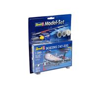 Revell 64210 Model Set Boeing 747-200 "Air Canada 1:390 Scale Unbuilt/Unpainted Plastic Model Kit with Accessories