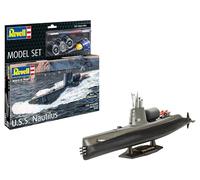 Revell 65184 Model Set U.S.S. Nautilus 1:305 Scale Unbuilt/Unpainted Plastic Model Kit with Accessories