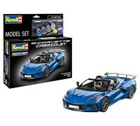 Revell 67750 Model Set Corvette C8 Cabriolet 1:25 Scale Unbuilt/Unpainted Plastic Model Kit with Accessories