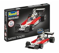 Revell 77739 Starter Kit Surtees TS16/03 1:32 Scale, Plastic Model Kit with Basic Paint Colours, Model Glue, and Paintbrush