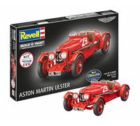 Revell 77751 Starter Kit Aston Martin Ulster 1:32 Scale, Plastic Model Kit with Basic Paint Colours, Model Glue, and Paintbrush