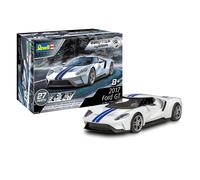 Revell 85-1235 2017 Ford GT Model Car Kit 1:24 Scale 27-Piece Skill Level 2 Plastic Easy-Click Model Building Kit White