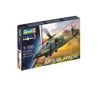 Revell AH-64A Apache Plastic Model Kit 1:100 Scale