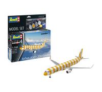 Revell Airbus A321-200 Condor Kit Maquette en Plastique Non construit/Non peint à l'échelle 1/144 avec accessoires