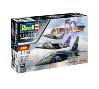 Revell 03810 50th Anniversary Alpha Jet 1:144 Scale Unbuilt/Unpainted Plastic Model Kit